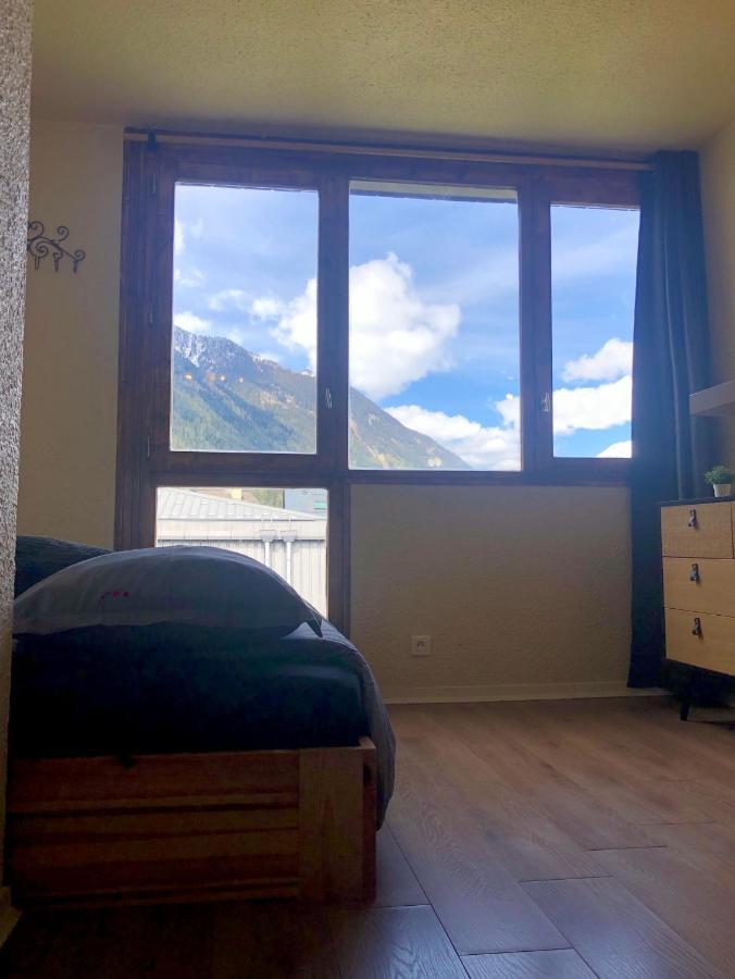 Studio Lumineux Neuf Dans L'Hyper Centre Avec Vue Chamonix Luaran gambar