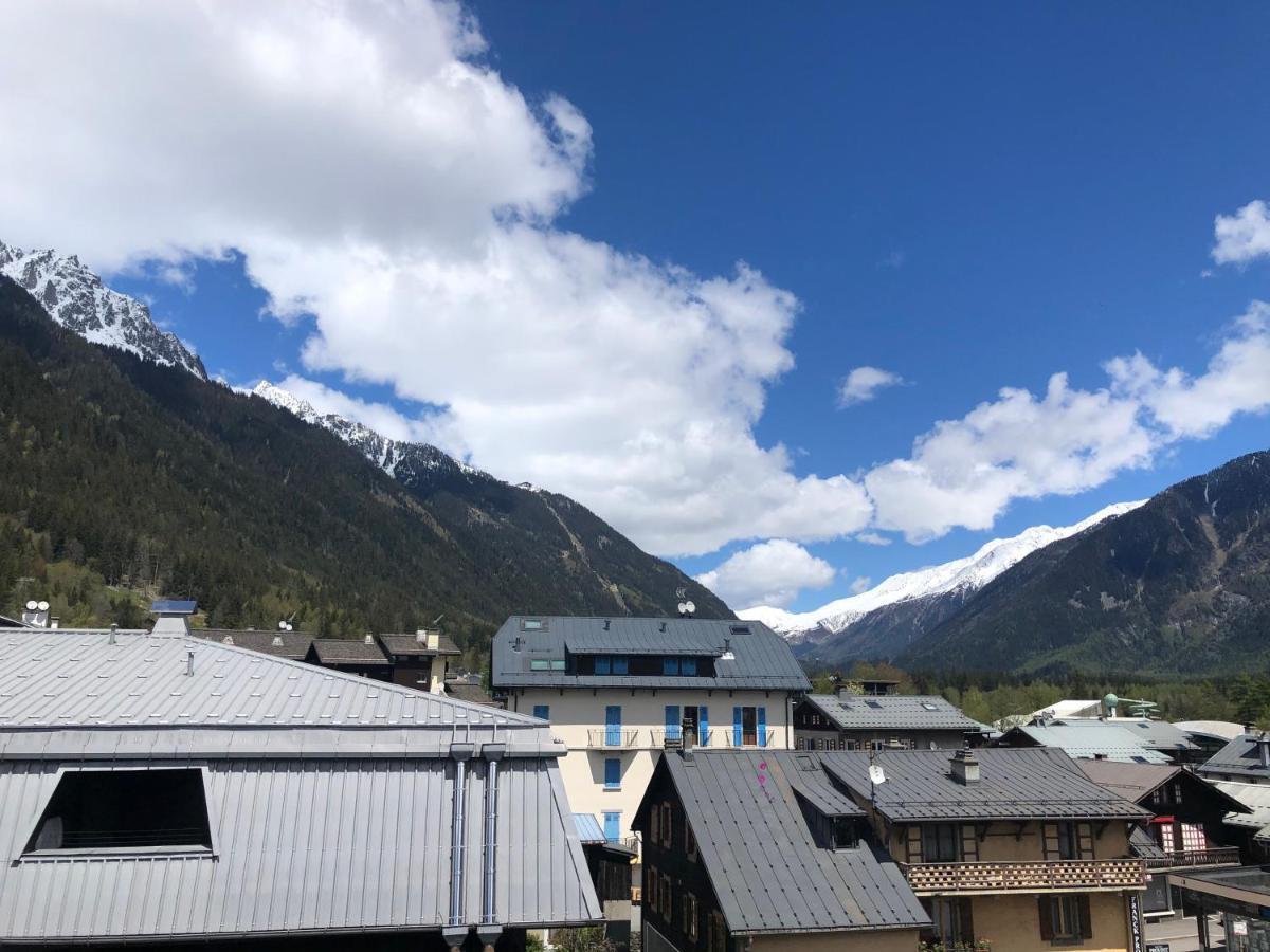Studio Lumineux Neuf Dans L'Hyper Centre Avec Vue Chamonix Luaran gambar